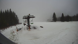 Horní část sjezdovky Skiareálu Ramzová