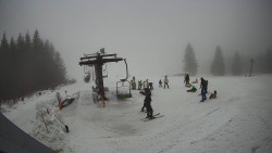 Horní část sjezdovky Skiareálu Ramzová