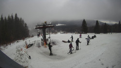 Horní část sjezdovky Skiareálu Ramzová