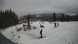 Horní část sjezdovky Skiareálu Ramzová