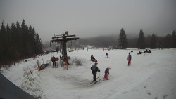 Horní část sjezdovky Skiareálu Ramzová