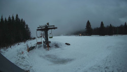 Horní část sjezdovky Skiareálu Ramzová