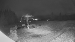 Horní část sjezdovky Skiareálu Ramzová