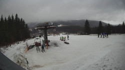 Horní část sjezdovky Skiareálu Ramzová