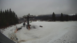 Horní část sjezdovky Skiareálu Ramzová