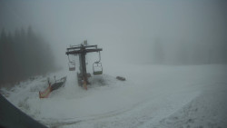 Horní část sjezdovky Skiareálu Ramzová