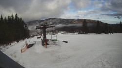 Horní část sjezdovky Skiareálu Ramzová