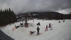 Horní část sjezdovky Skiareálu Ramzová