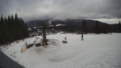 Horní část sjezdovky Skiareálu Ramzová