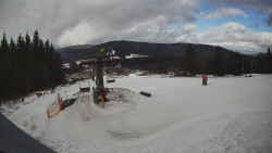 Horní část sjezdovky Skiareálu Ramzová