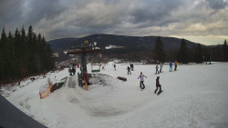 Horní část sjezdovky Skiareálu Ramzová