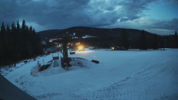 Horní část sjezdovky Skiareálu Ramzová