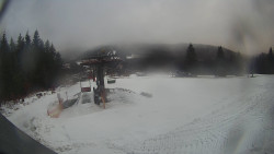 Horní část sjezdovky Skiareálu Ramzová