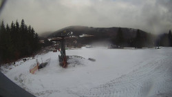 Horní část sjezdovky Skiareálu Ramzová