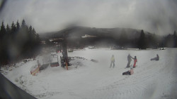 Horní část sjezdovky Skiareálu Ramzová