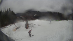 Horní část sjezdovky Skiareálu Ramzová