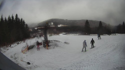 Horní část sjezdovky Skiareálu Ramzová