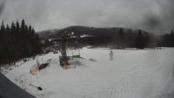 Horní část sjezdovky Skiareálu Ramzová