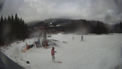 Horní část sjezdovky Skiareálu Ramzová