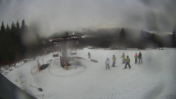 Horní část sjezdovky Skiareálu Ramzová