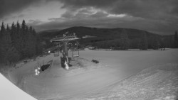 Horní část sjezdovky Skiareálu Ramzová