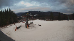 Horní část sjezdovky Skiareálu Ramzová