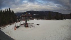 Horní část sjezdovky Skiareálu Ramzová