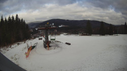 Horní část sjezdovky Skiareálu Ramzová