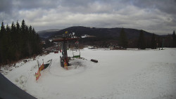 Horní část sjezdovky Skiareálu Ramzová