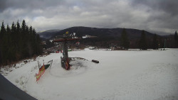 Horní část sjezdovky Skiareálu Ramzová