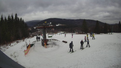 Horní část sjezdovky Skiareálu Ramzová