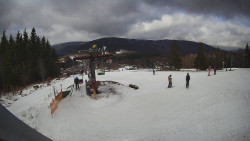 Horní část sjezdovky Skiareálu Ramzová