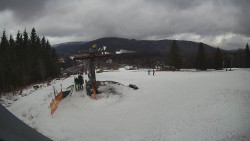 Horní část sjezdovky Skiareálu Ramzová