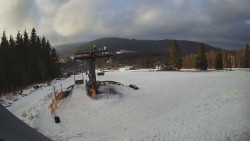 Horní část sjezdovky Skiareálu Ramzová