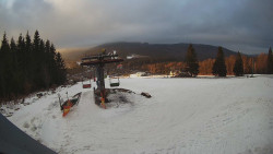 Horní část sjezdovky Skiareálu Ramzová