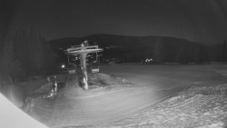 Horní část sjezdovky Skiareálu Ramzová