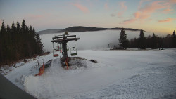 Horní část sjezdovky Skiareálu Ramzová