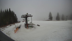 Horní část sjezdovky Skiareálu Ramzová