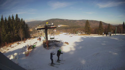 Horní část sjezdovky Skiareálu Ramzová