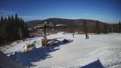 Horní část sjezdovky Skiareálu Ramzová