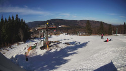 Horní část sjezdovky Skiareálu Ramzová
