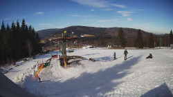 Horní část sjezdovky Skiareálu Ramzová