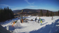 Horní část sjezdovky Skiareálu Ramzová