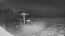 Horní část sjezdovky Skiareálu Ramzová