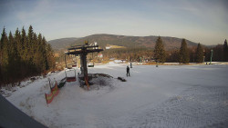 Horní část sjezdovky Skiareálu Ramzová