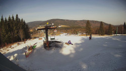 Horní část sjezdovky Skiareálu Ramzová