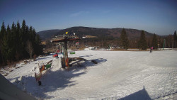 Horní část sjezdovky Skiareálu Ramzová