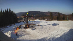 Horní část sjezdovky Skiareálu Ramzová