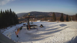 Horní část sjezdovky Skiareálu Ramzová