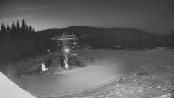 Horní část sjezdovky Skiareálu Ramzová